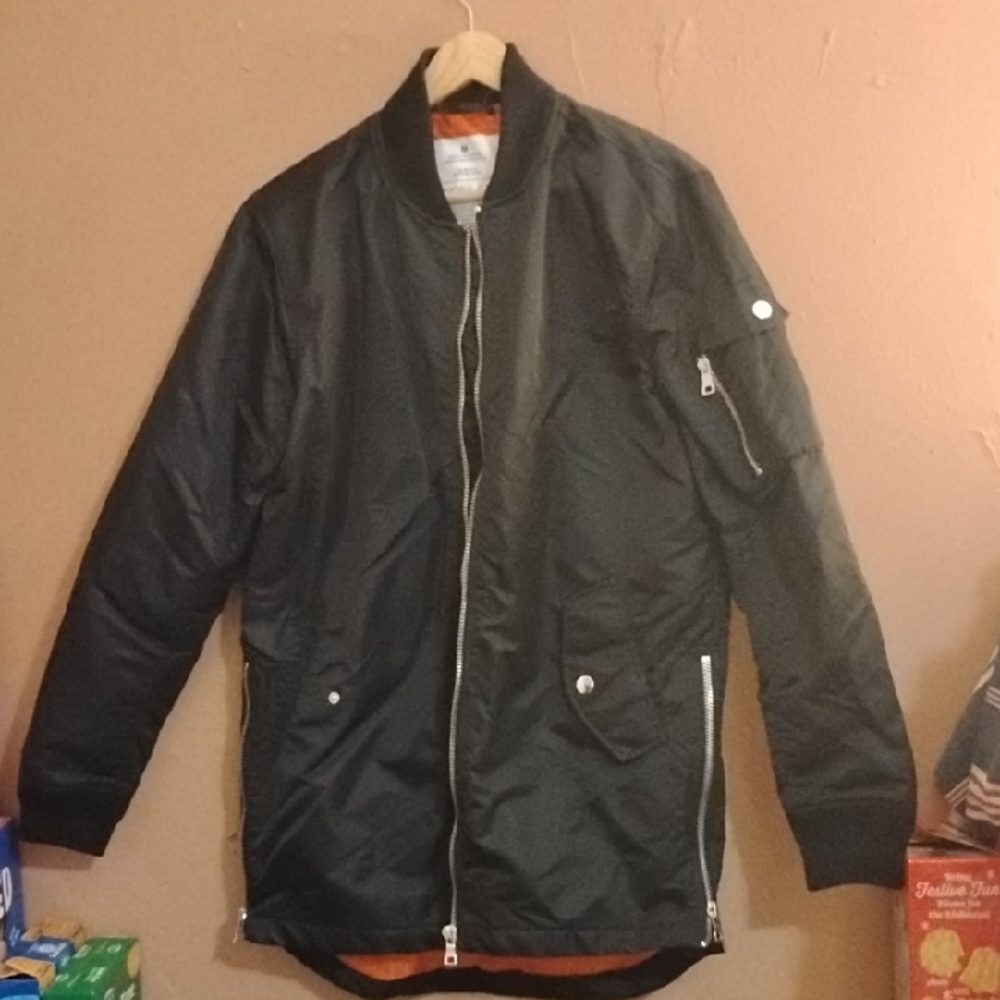 Stylish Black Bomber Jacket for Men